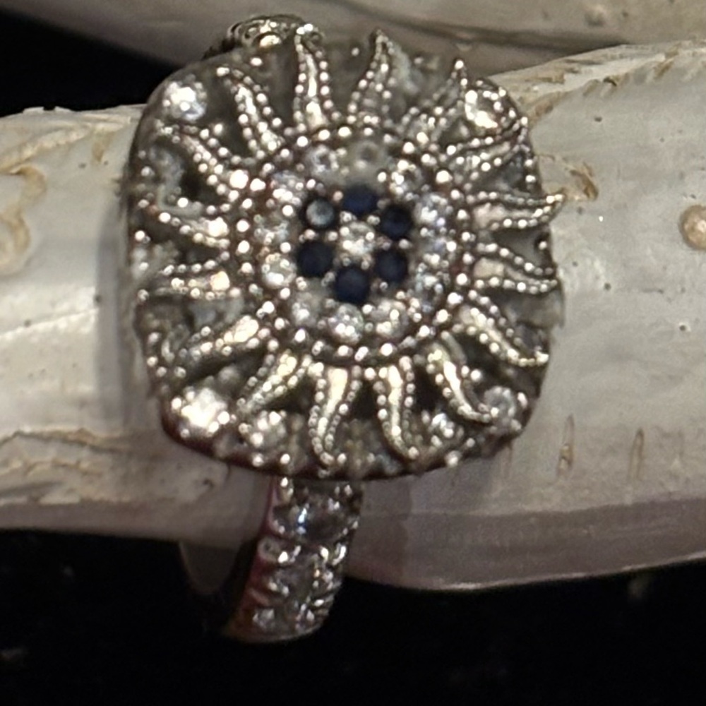 Evil Eye ring sterling silver made by me